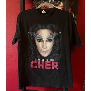 Cher D2K tour 2014 double sided shirt Large